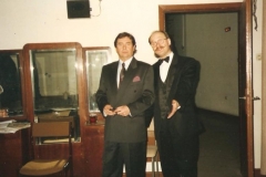 Z Januszem Gajosem, Kabaret Pod Egidą, 1995 r.